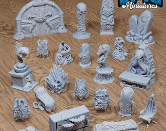 Void Scatter Set DND Miniatures Void Incarnate Collection Dungeons and Dragons - Lovecraft Cthulhu
