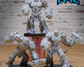 Myrmidon Earth DND Miniatures Savage Attack Collection Dungeons and Dragons Mini Resin 3d Printed