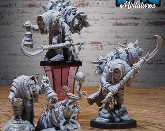 Soul Collector Set of 3 DND Miniatures Undead Souls Collection Dungeons and Dragons Mini