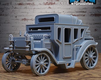 Tesla Carriage DND Miniatures Construct Laboratory Collection Dungeons and Dragons Mini Car Steampunk Scatter