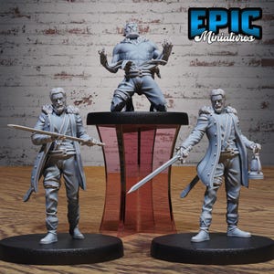 Cursed Traveler Set of 3 DND Miniatures Monster Frenzy Collection Dungeons and Dragons Mini Resin 3d Printed