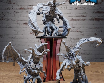 Elder Thing Set of 3 DND Miniatures Void Incarnate Collection Dungeons and Dragons - Lovecraft Cthulhu Cosmic Horror