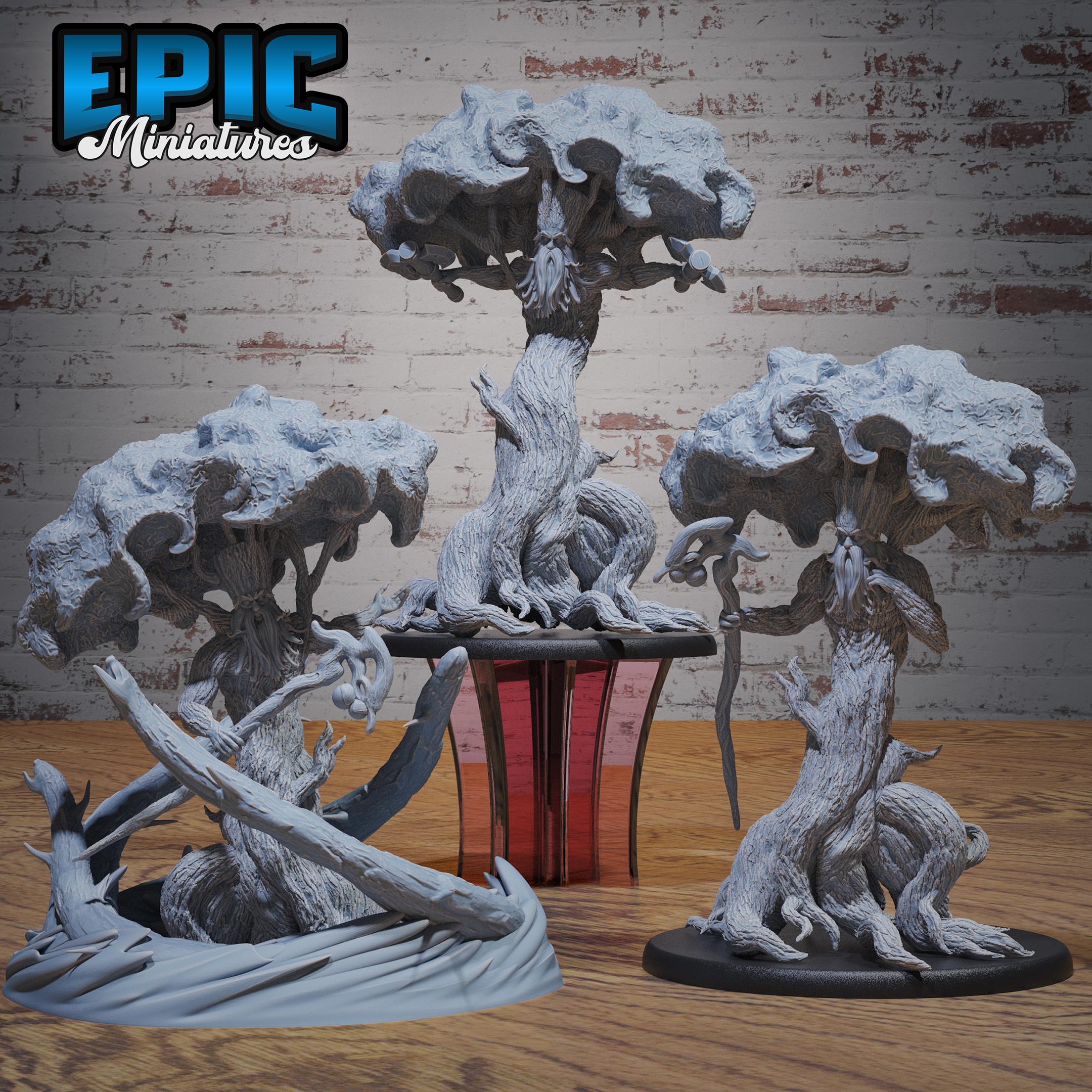 Tree Dryad Guru Set of 3 DND Miniatures Ancient Nature Collection ...