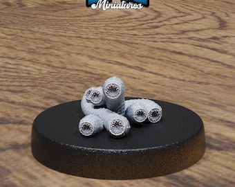 Worm Swarm Set of 2 DND Miniatures Deep Dark Caves Collection Dungeons and Dragons Mini Resin 3d Printed