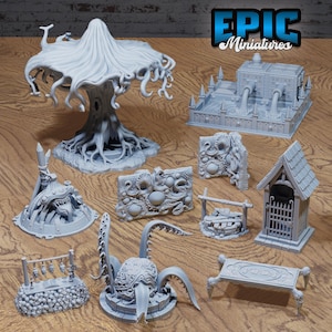 Void Environment Set DND Miniatures Void Incarnate Collection Dungeons and Dragons - Scatter Lovecraft Cthulhu