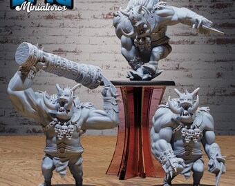 Chaos Troll Set of 3 DND Miniatures Void Incarnate Collection Dungeons and Dragons - Lovecraft Cthulhu Cosmic Horror