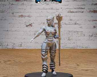 Female Dark Elf Gladiator Set of 3 DND Miniatures Dark Elf Army Pack Collection Dungeons and Dragons Mini Resin 3d Printed