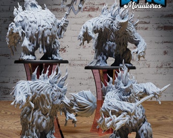 Candle Wax Golem Set of 4 DND Miniatures Vampire Invasion Collection Dungeons and Dragons Mini Resin 3d Printed