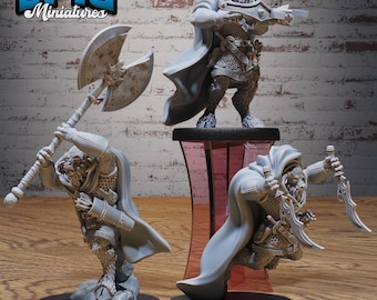 Minotaur Adventurer Set of 3 DND Miniatures Beastly Champions Collection Dungeons and Dragons Mini