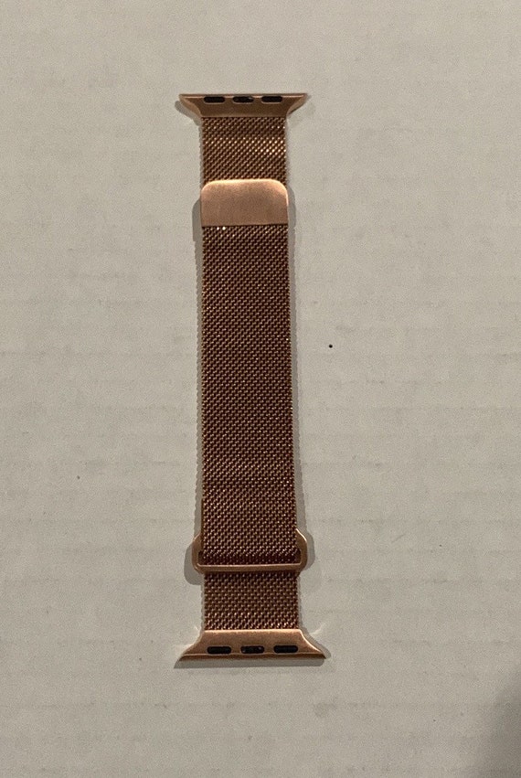 Apple Watch Band Metallic Rose Gold Etsy