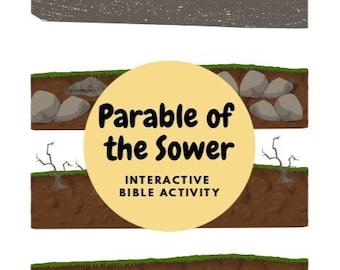 Parable of the Sower Kids Activity | Interactive Bible Lesson | Sunday School Lesson | Kids Bible Story