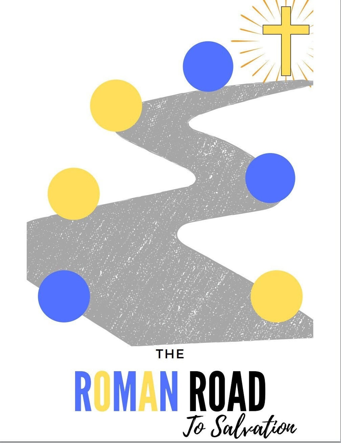 Roman Road Printable Activity Poster | Sunday School Lesson | Gospel ...