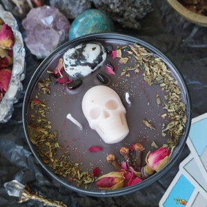 Protection Candle | Black Candle | Spell Candle |Witch Candle | Crystal Candle