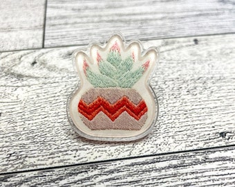 Cute Little Succulent Acrylic Pin