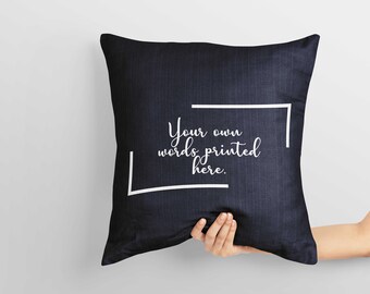 custom logo pillows