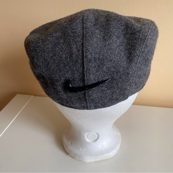 Vintage Nike Wool Golf Flat Newsboy Cabbie Cap Me… - image 9