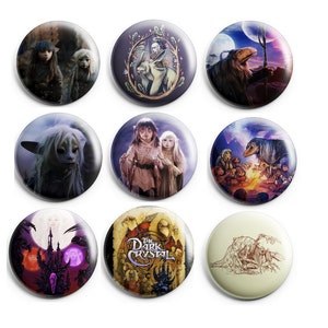 Crystal Puppets 1&quot; Buttons OR Magnets