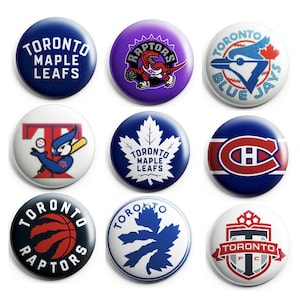 Canadian Sports 1&quot; Button OR Magnets