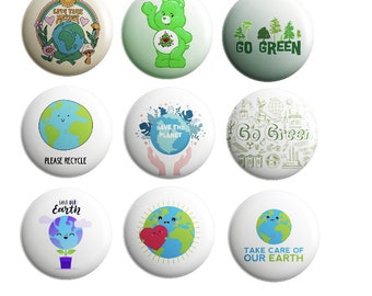 Love Our Planet Button 1" OR 1.5" Button OR Magnet