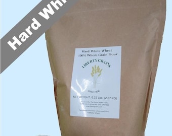 Bread Flour - Hard White Wheat 100% Whole Grain - Direct from the farm