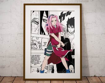naruto bookmark etsy
