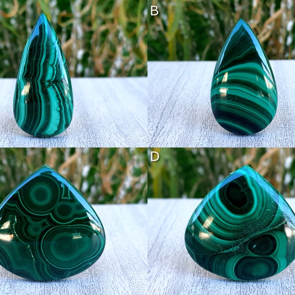 Natural Beautiful malachite Gemstone, Natural Blue malachite Cabochon, Rare AAA Quality Loose Pendant Gemstone For Jewelry Making Supply