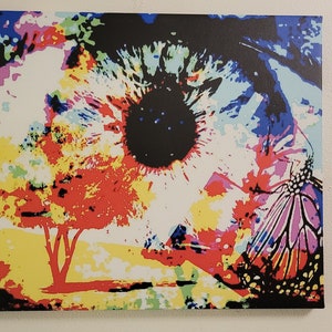 Digital Collection of collage, great vibrant colors that will pop off any wall and art that won&#39;t fade.