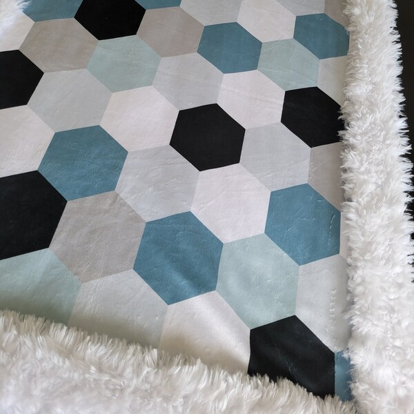 Modern Baby Blanket Etsy