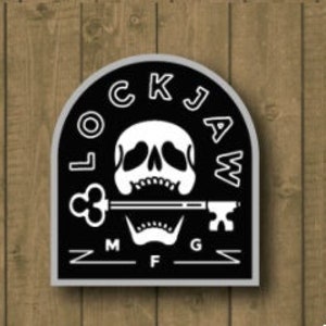 Lockjaw MFG. Skull Sticker