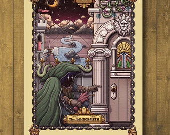 Locksmith Tarot Sticker