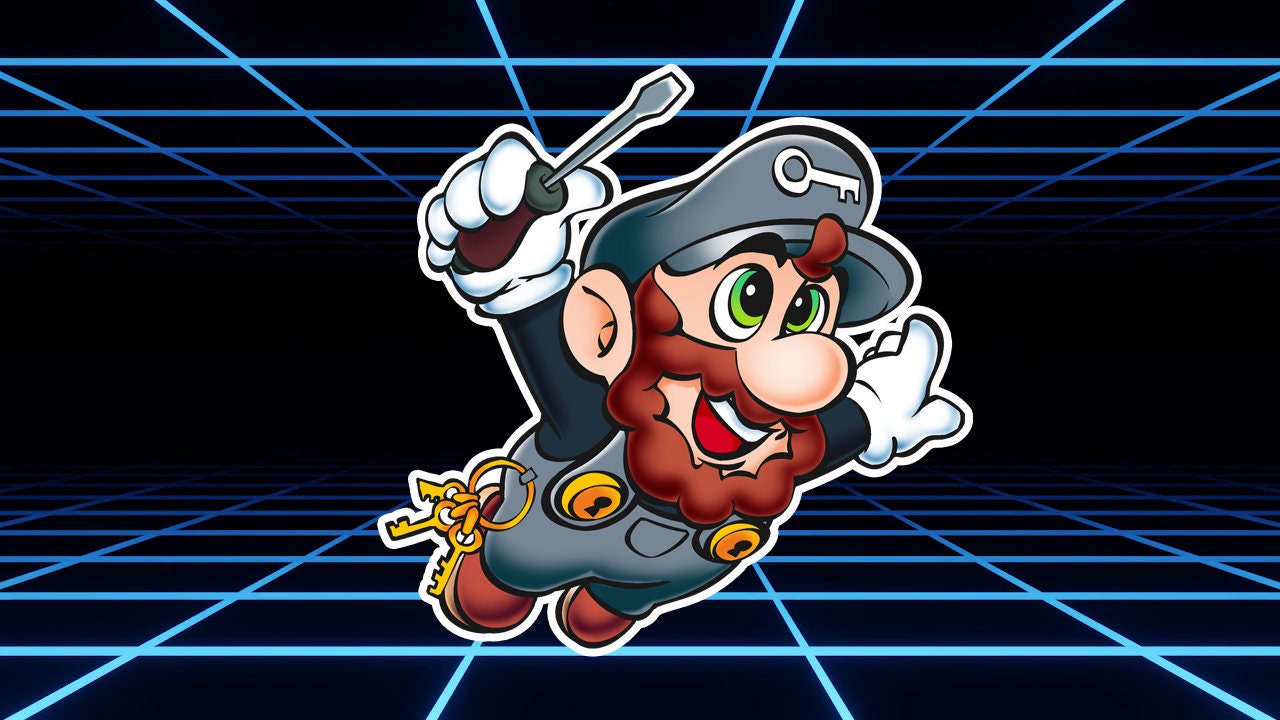 Super Locksmith Guy Sticker