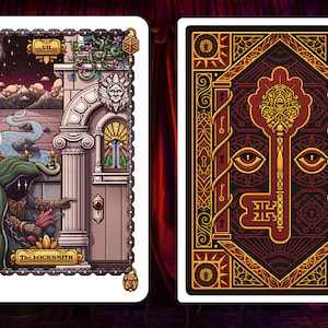 Limited Edition Locksmith Tarot Print Double Sided