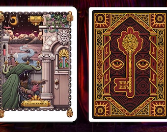 Limited Edition Locksmith Tarot Print Double Sided