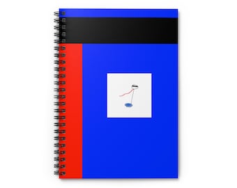 The Hugh Giraffe Spiral Bound Notebook: Superhero