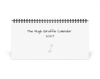 The Hugh Giraffe Desk Calendar 2027