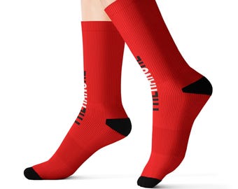 Hang In There Word Puzzle Motivational Socks
