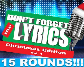 Juego de letras de canciones navideñas: diversión familiar durante las fiestas (PowerPoint)