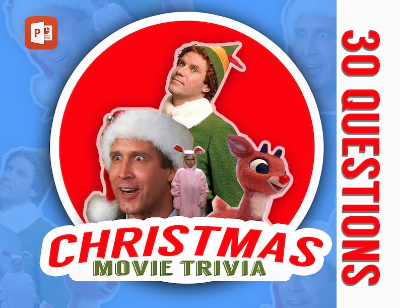 Christmas Movie Trivia Multiple Choice Trivia on Christmas Etsy