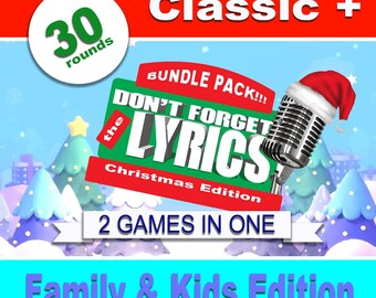 Paquete de canciones navideñas "No olvides la letra" (PowerPoint)