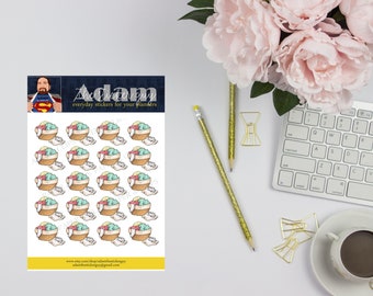 Cleaning Planner Stickers - Vuile doeken Mand.