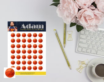 Sport Planner Stickers - Basketbal.