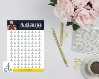 Zeilboot - Mini Icon Planner Stickers