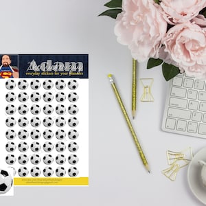 Sports Planner Stickers - Soccer Ball.
