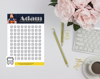 Bus - Mini Icon Planner Stickers