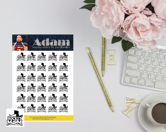 Sport Planner Stickers - Hockey Mom.