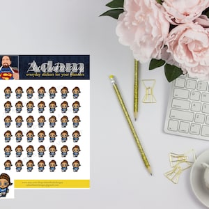 Sports Planner Stickers - Soccer Girl.