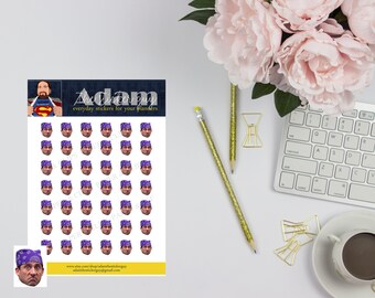 De Office Planner Stickers - Michael Scott Bandana.
