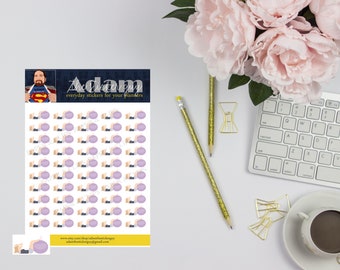 Exercise Planner Stickers - Vrouwelijke Oefenbal