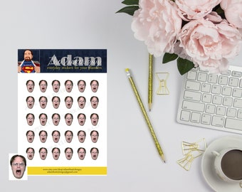 The Office Planner Stickers - Dwight Schrute 1.