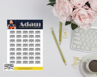 Sport Planner Stickers - Soccer Mom.